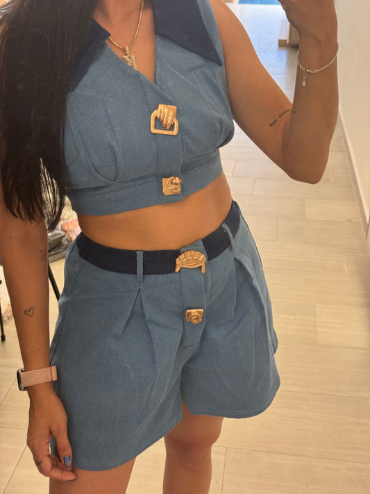 Shorts Set Blue