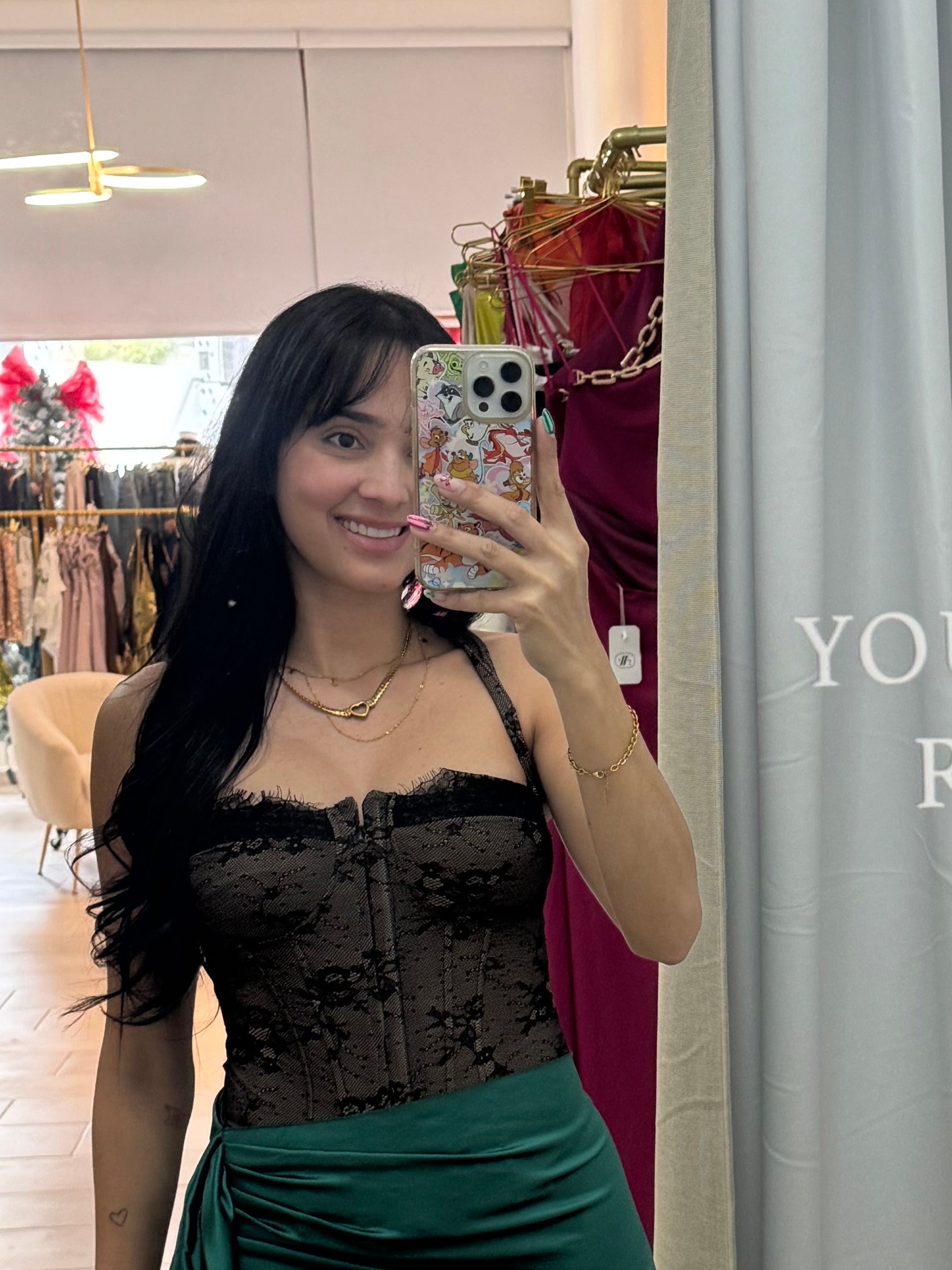 Lace Corset Black