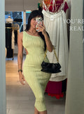 Light Green Sleeveless Dress