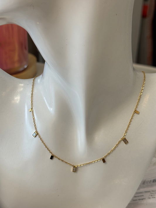 Silver Stones Necklace
