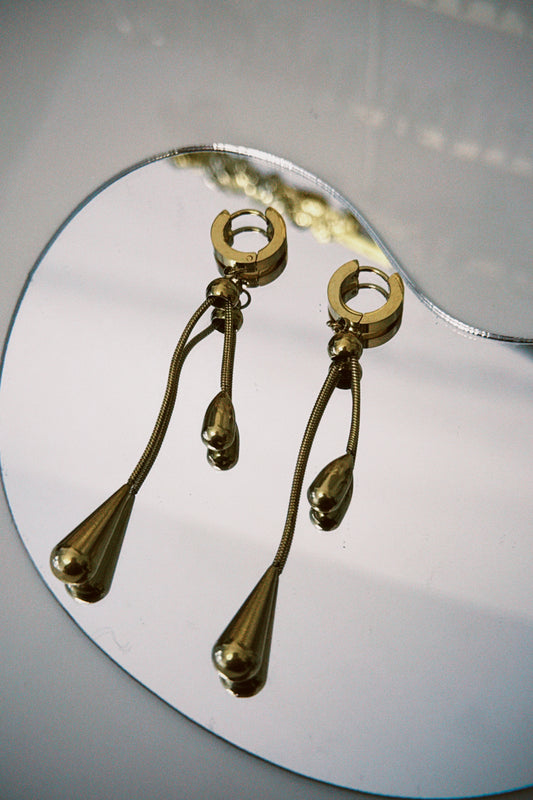 Dangle Golden Earrings